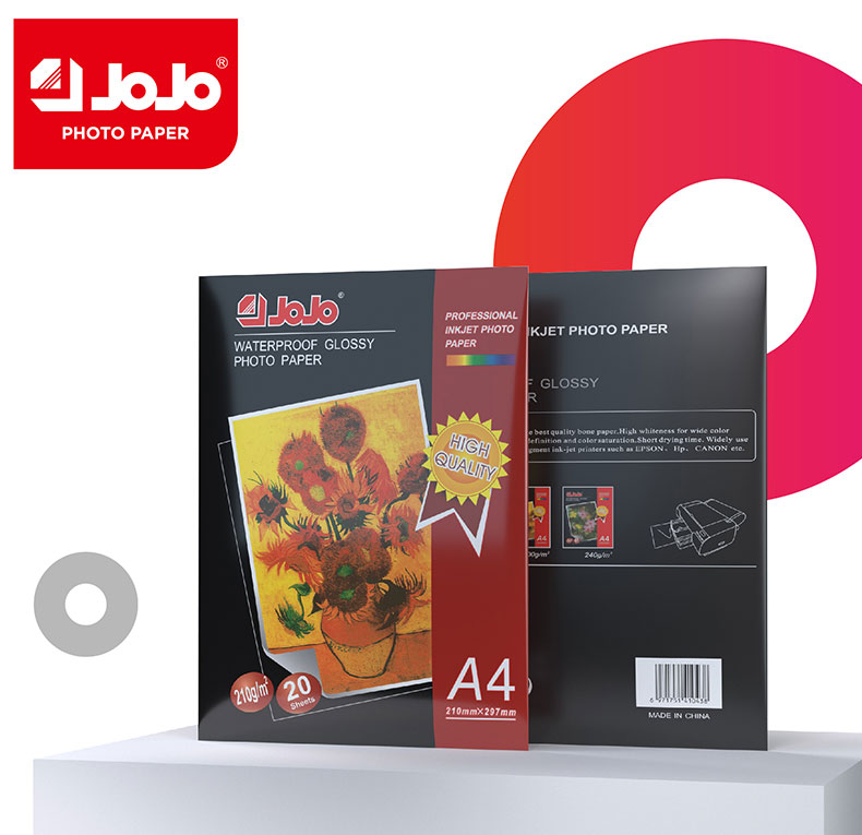 210g Single-Sided Photo Clear A4 Glossy Photo Paper with classic colour bag