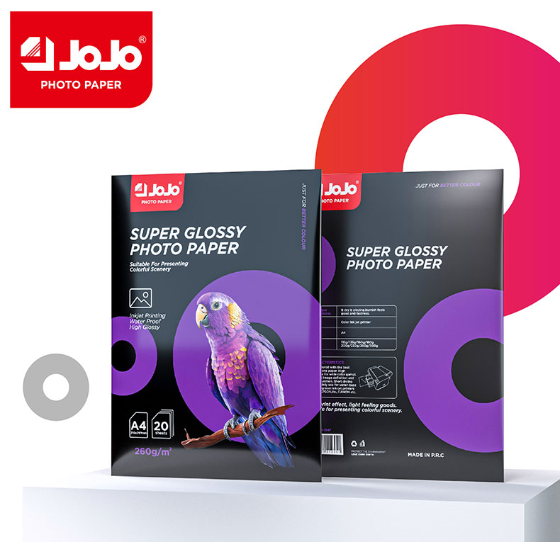 260g Single-Sided A4 Glossy Photo Paper with new-colourbag