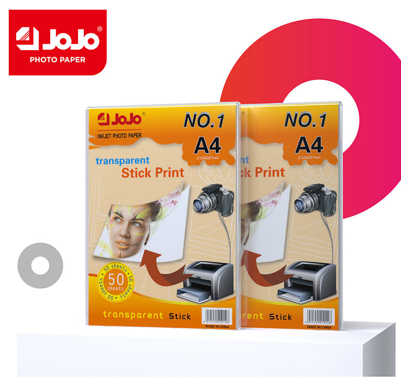 JT-2001 Pet Glossy Professional Bright Colors Specialty Photo Paper with colour cover