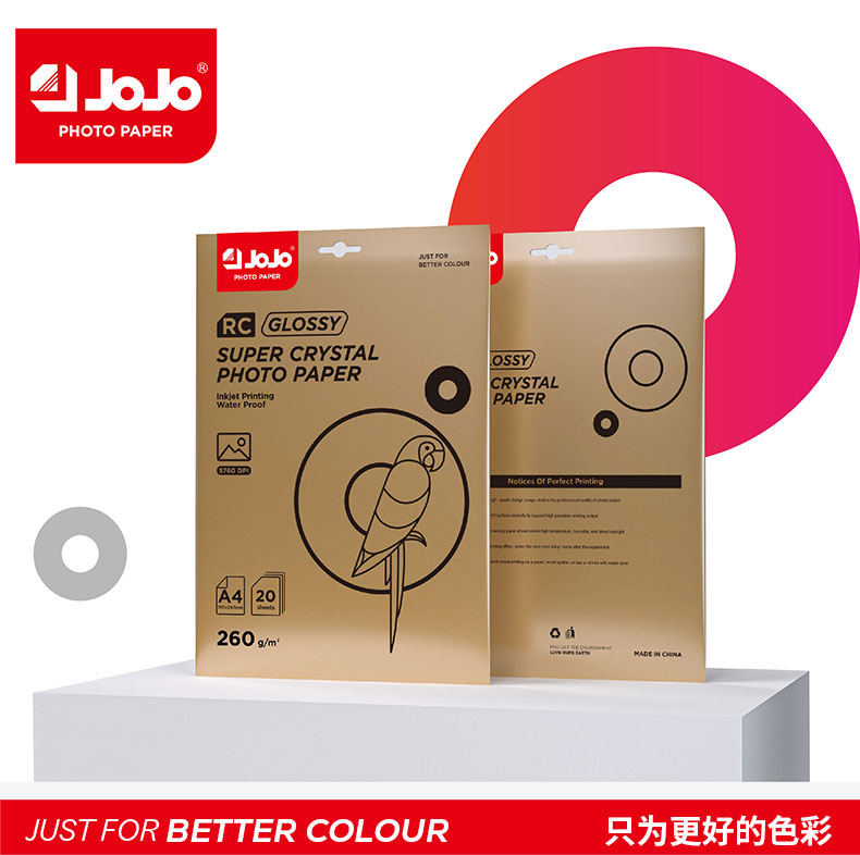 JR-3001 High Gloss Durable Rc Waterproof Photo Paper