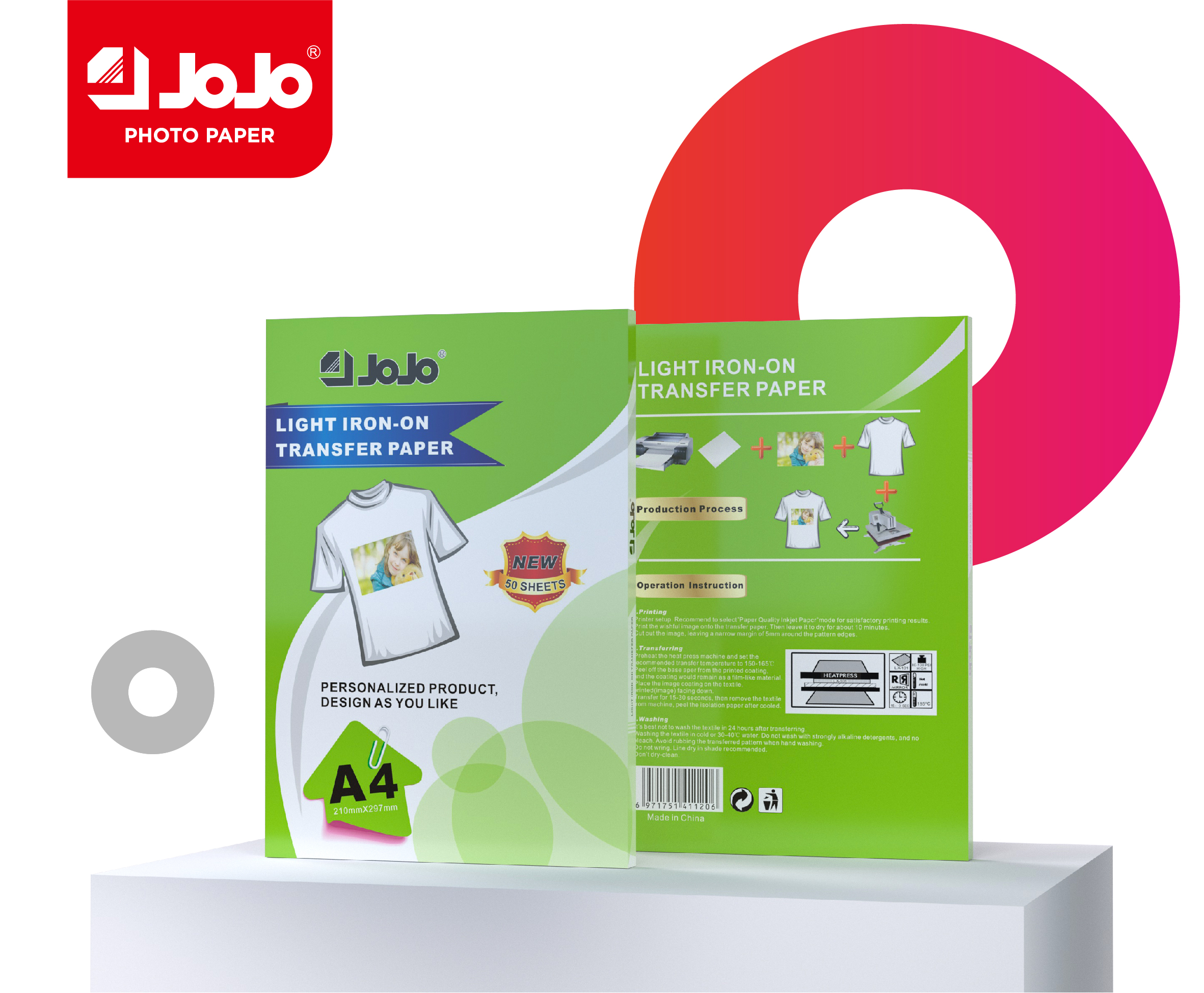JH-3001-1 Smooth Durable Thermal Transfer Paper