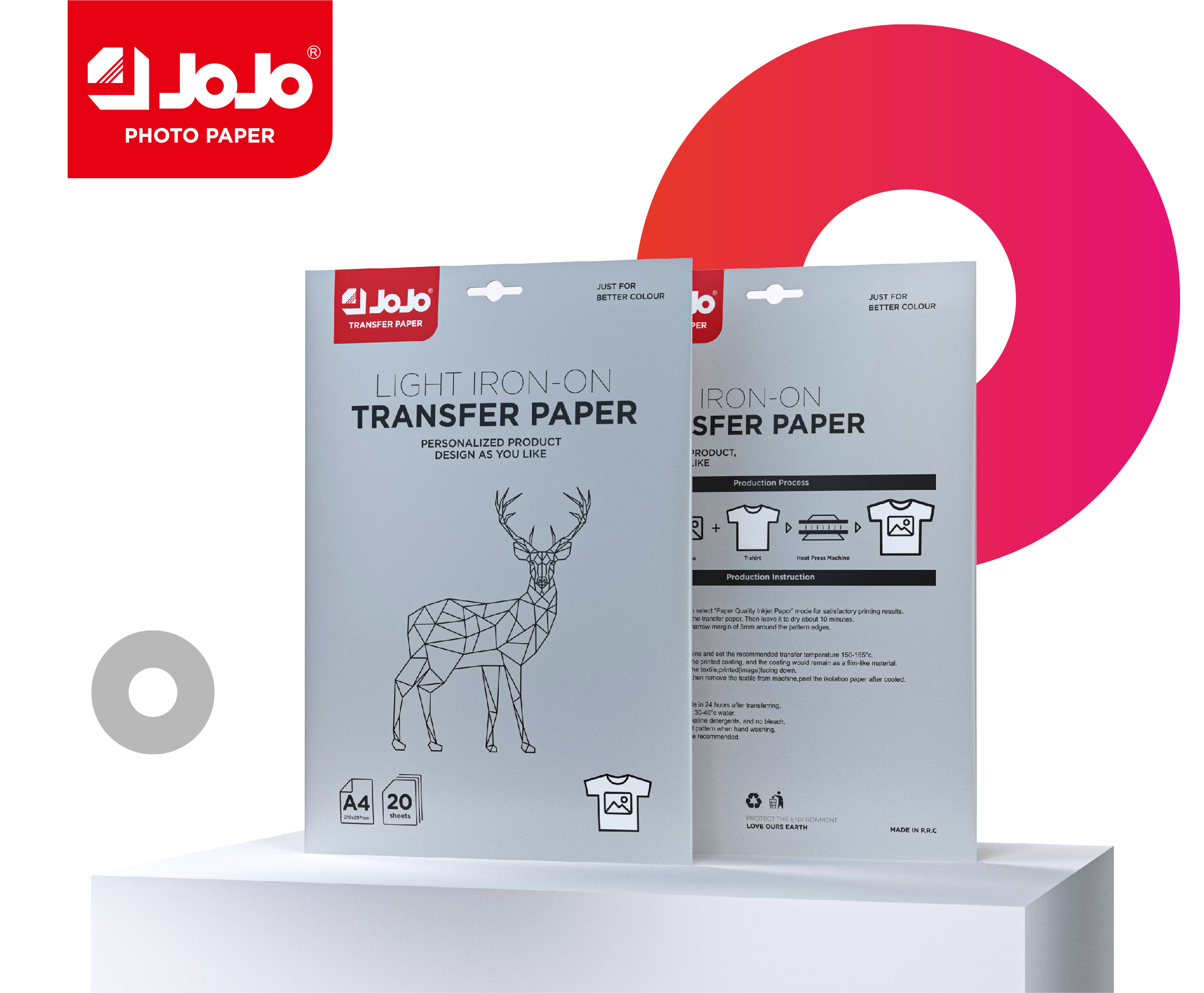 JH-3011-1 Vivid Images Smooth Surface Thermal Transfer Paper